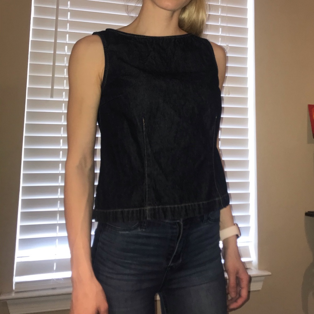 Levi’s dark denim tank top